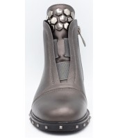 Сапоги детские Flois-Kids, иск.кожа, цвет т.серебряный, р-р 33-38 FL-S14061 SPB 